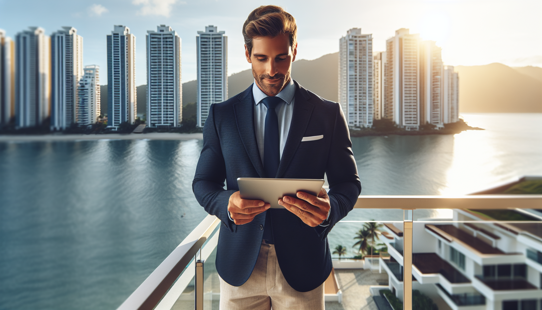 Corretor de imóveis em Itapema utilizando contabilidade especializada da Fluire em 2026.